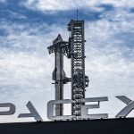 Fotografía divulgada el martes 12 de marzo de 2024 por SpaceX donde se muestra su tercer vehículo Starship apilado en la plataforma de lanzamiento en Boca Chica, Texas (EE. UU). EFE/SpaceX /SOLO USO EDITORIAL /NO VENTAS /SOLO DISPONIBLE PARA ILUSTRAR LA NOTICIA QUE ACOMPAÑA /CRÉDITO OBLIGATORIO