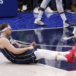 Fotografía de archivo, tomada el pasado 22 de enero, en la que se registró al esloveno Luka Doncic, base estrella de los Maverick de Dallas, durante un partido de la NBA, en Dallas (Texas, EE.UU.). EFE/Adam Davis