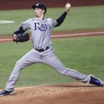 Fotografía de archivo en la que se registro al lanzador zurdo Blake Snell, al actuar para los Rays de Tampa Bay y quien reforzará a los Gigantes de San Francisco en la próxima temporada de la MLB. EFE/Tannen Maury