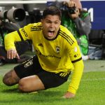 Cucho Hernández del Columbus Crew, en una fotografía de archivo. EFE/ Mark Lyons