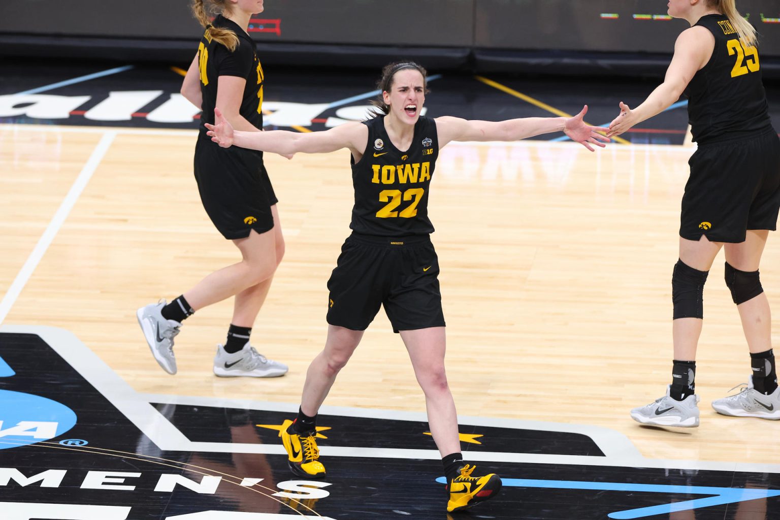 La jugadora Caitlin Clark, de los Iowa Hawkeyes, en una foto de archivo.EFE/ Stephen Mally/Iowa Hawkeyes.