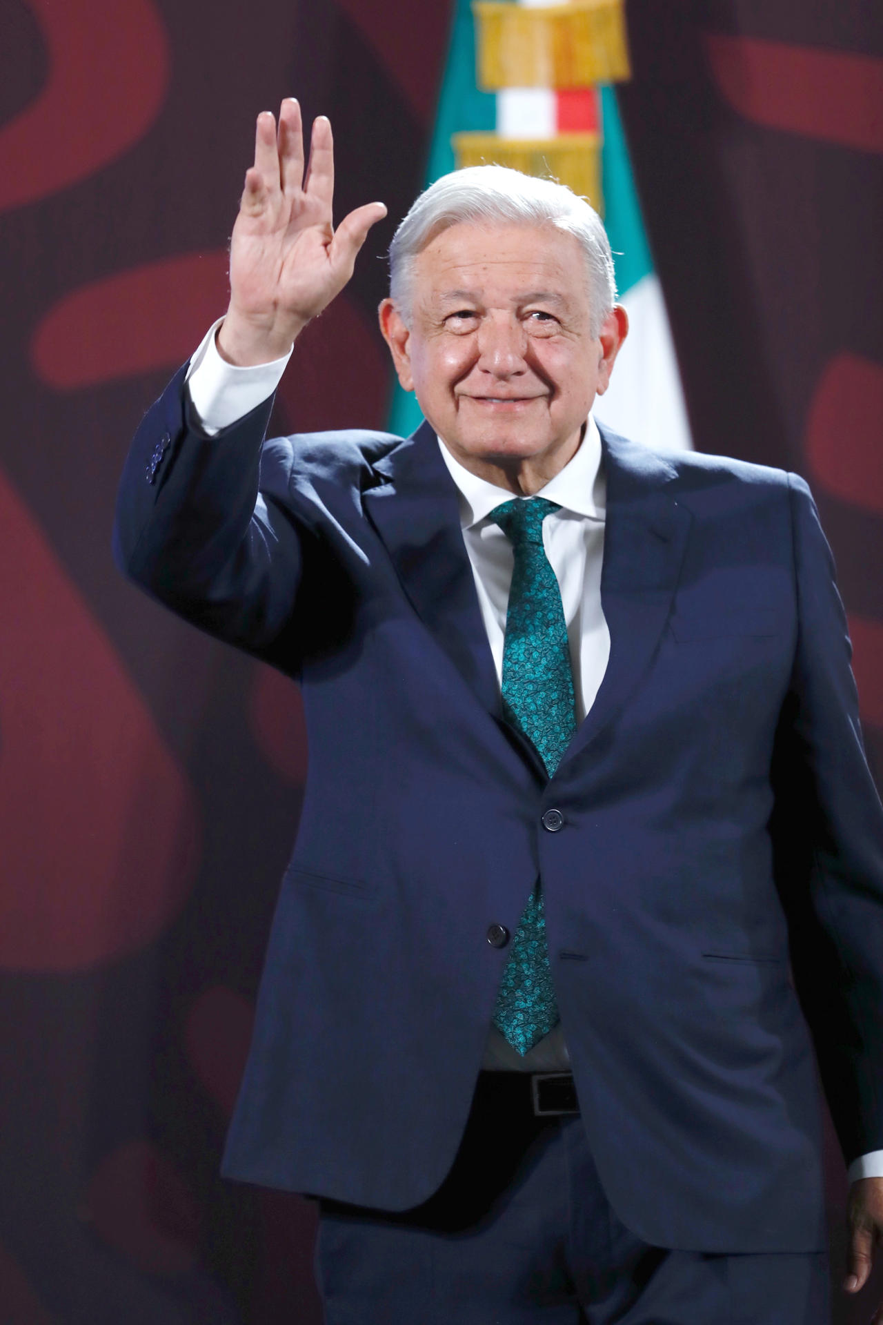 El Presidente de México Andrés Manuel López Obrador, participa este miércoles durante una rueda de prensa matutina en Palacio Nacional en la Ciudad de México (México). EFE/Sáshenka Gutiérrez
