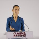 La presidenta electa de México, Claudia Sheinbaum, habla durante la presentación de parte de su gabinete de Gobierno, en el Museo de Economía en Ciudad de México (México). Imagen de archivo. EFE/ Isaac Esquivel