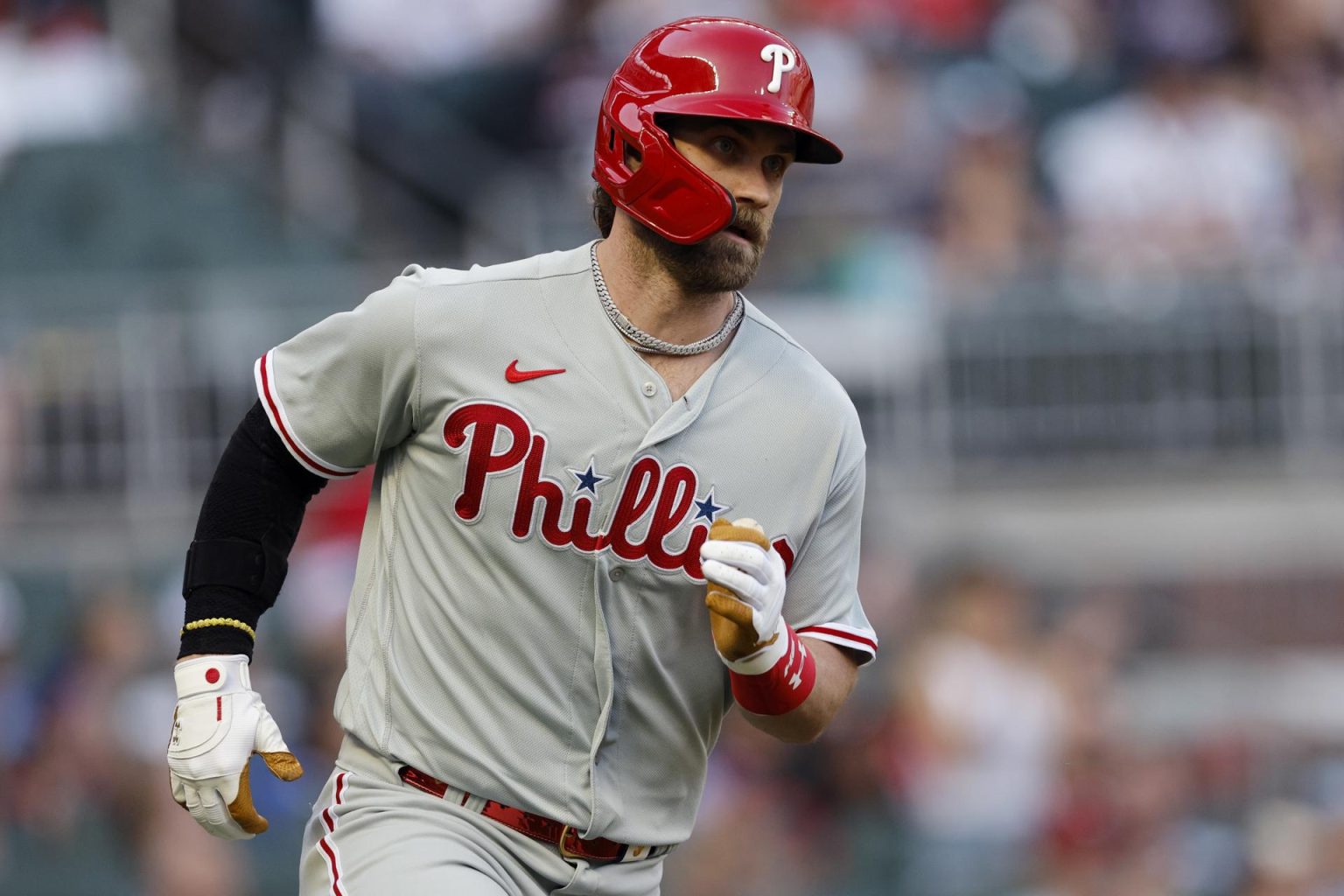 Imagen de archivo del Bryce Harper, bateador designado de los Filis de Filadelfia. EFE/EPA/ERIK S. LESSER