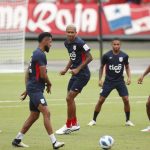 Fotografía de archivo de un entrenamiento de la selección de Panamá como el que cumplió este jueves muy temprano en la ciudad de Phoenix (Arizona), para huir del calor extremo, antes de su partido del sábado contra Colombia en la fase de cuartos de final de la Copa América de Estados Unidos. EFE/ Bienvenido Velasco