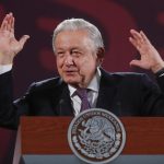 El presidente de México, Andrés Manuel López Obrador, habla durante una rueda de prensa este viernes, en Palacio Nacional de la Ciudad de México (México). EFE/ Mario Guzmán