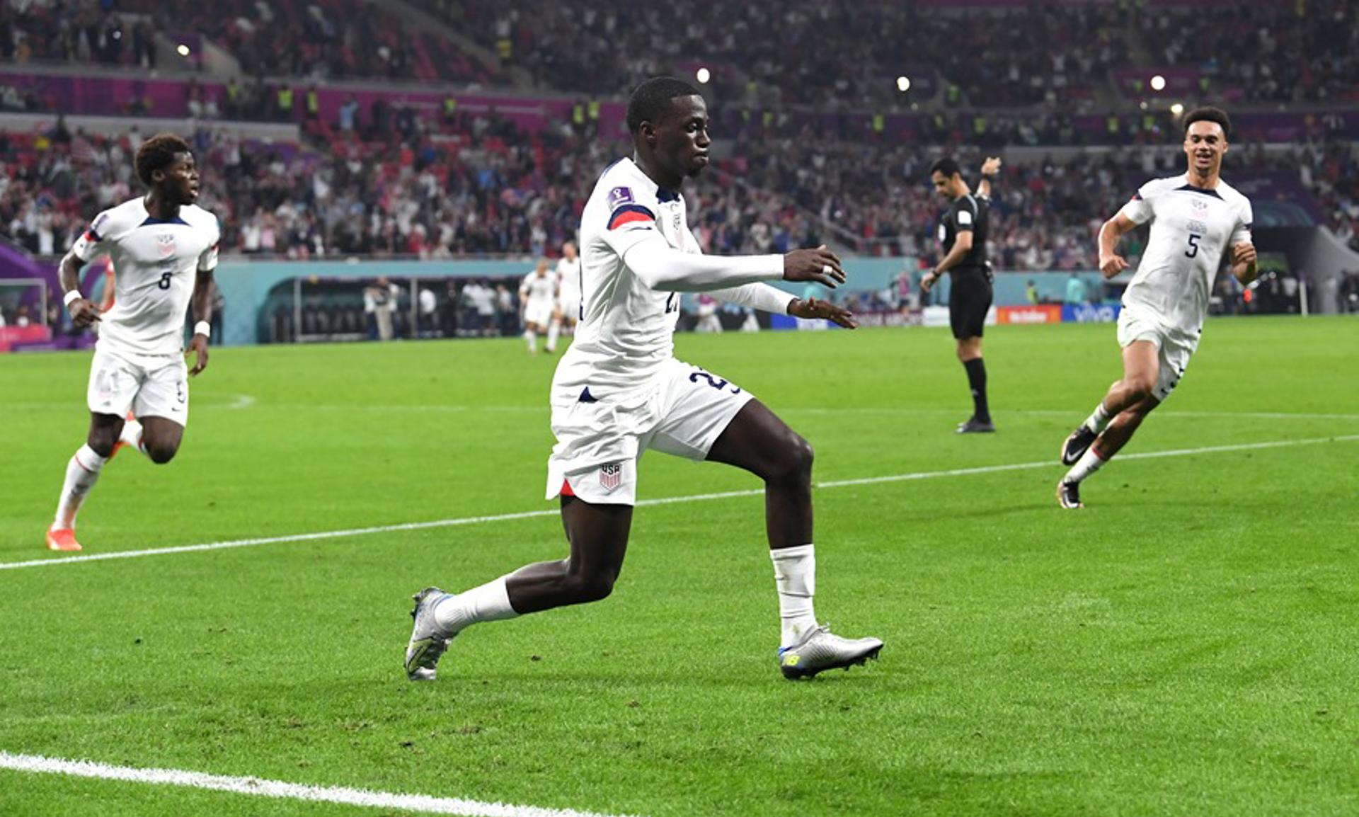 Timothy Weah de Estados Unidos, en Copa America. EFE/EPA/Neil Hall
