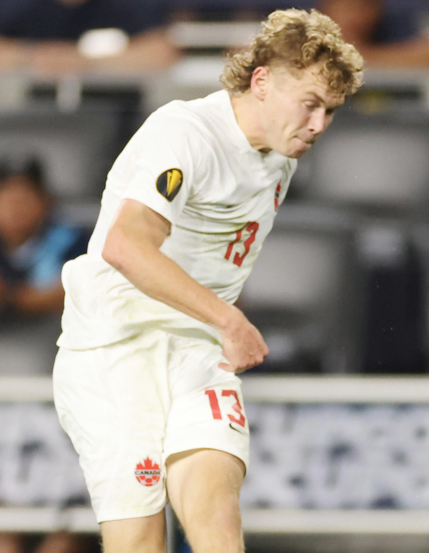 A los 24 años, el extremo Jacob Shaffelburg se ha convertido en el líder de la sorprendente selección de Canadá, rival de Argentina en las semifinales de la Copa América de Estados Unidos. EFE/EPA/Mark Lyons