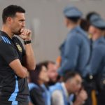 El entrenador argentino Lionel Scaloni. EFE/EPA/JUSTIN LANE