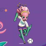 Captura de pantalla tomada de la página oficial de la FIFA de 'Taní', la mascota oficial del Mundial Femenino sub-17 que se disputará en República Dominicana. EFE/ Fifa.com/Solo uso editorial