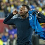 Fotografía de archivo en la que se registró al delantero ecuatoriano Gonzalo Plata, al celebrar un gol que anotó para la selección de fútbol de su país. EFE/Ángel Colmenares