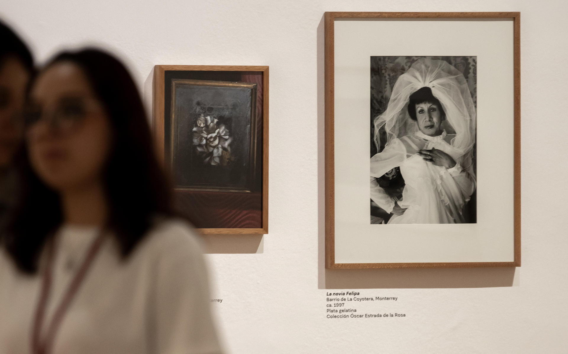 Fotografía de una obra durante la exposición ‘Nuevo León: El futuro no está escrito’, este miércoles en el Museo de Arte Contemporáneo (Marco), en Monterrey (México). EFE/ Miguel Sierra
