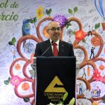 Fotografía cedida este miércoles por la Concanaco-Servytur, donde se observa al presidente de la Confederación de Cámaras Empresariales (Concanaco-Servytur), Octavio de la Torre de Stéffano, durante una rueda de prensa en la Ciudad de México (México). EFE/Concanaco-Servytur/SOLO USO EDITORIAL/SOLO DISPONIBLE PARA ILUSTRAR LA NOTICIA QUE ACOMPAÑA(CRÉDITO OBLIGATORIO)