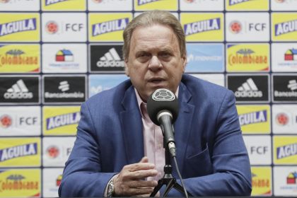 Fotografía de archivo del presidente de la Federación Colombiana de Fútbol, Ramón Jesurún. EFE/ Carlos Ortega