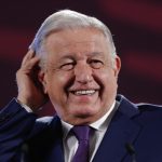 El presidente de México, Andrés Manuel López Obrador, habla durante su conferencia de prensa matutina este lunes, en el Palacio Nacional de la Ciudad de México (México). EFE/Isaac Esquivel