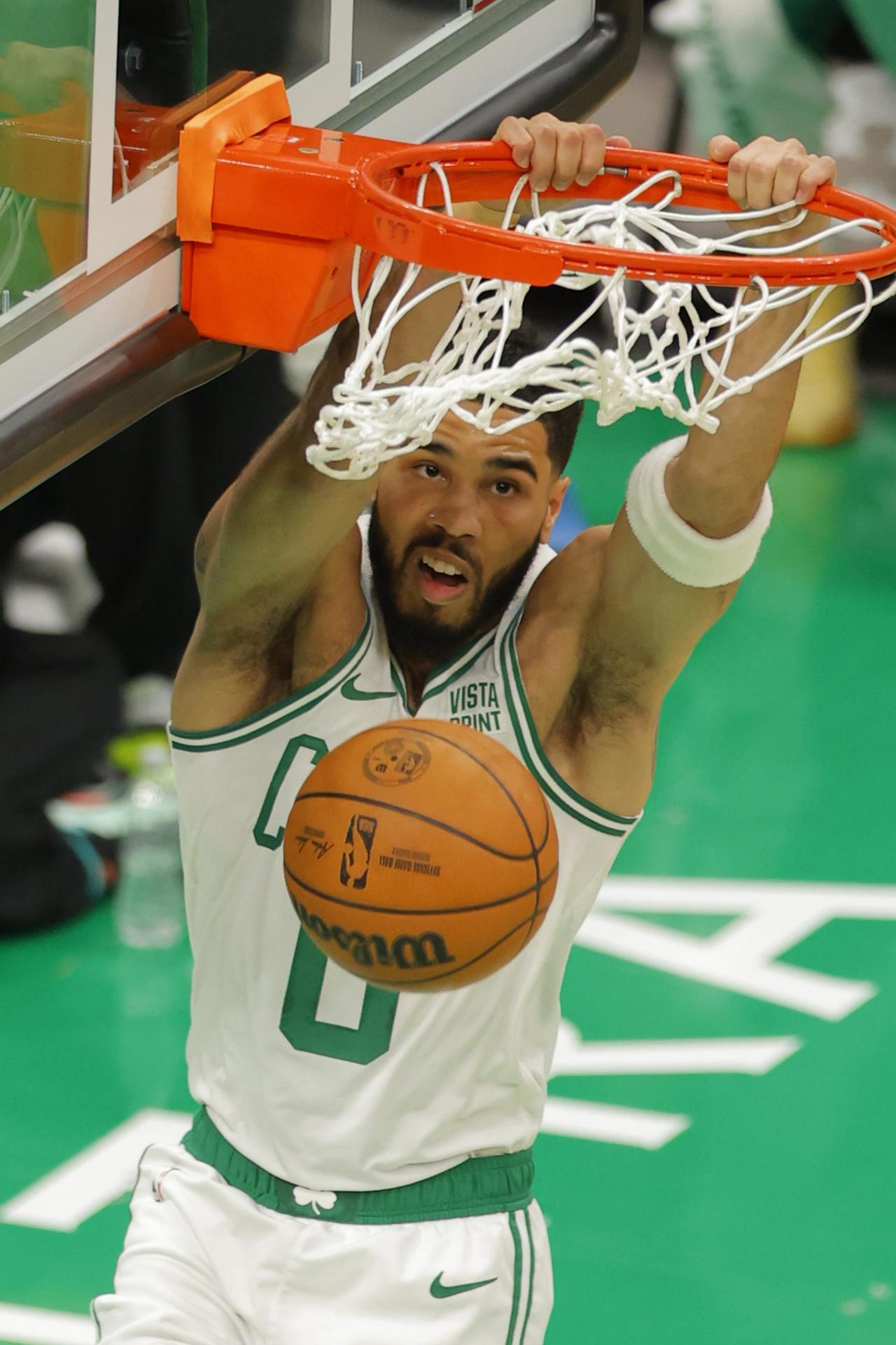 Fotografía de archivo de Jayson Tatum, figura de los Boston Celtics. EFE/EPA/CJ GUNTHER