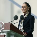 La presidenta electa de México, Claudia Sheinbaum, habla el 10 de septiembre de 2024, durante un acto protocolario en la Ciudad de México (México). EFE/Isaac Esquivel