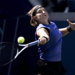 La checa Karolina Muchova ganó este miércoles por 6-1 y 6-4 a la brasileña Beatriz Haddad Maia en el Abierto de Estados Unidos. EFE/EPA/JUSTIN LANE