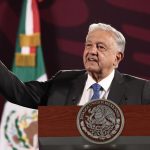 El presidente de México, Andrés Manuel López Obrador, participa durante su conferencia de prensa matutina este viernes en Palacio Nacional de la Ciudad de México (México). EFE/ José Méndez