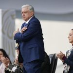 El presidente de México, Andrés Manuel López Obrador, participa este martes durante un mensaje a las Fuerzas Armadas del país, en el Colegio Militar, de la Ciudad de México (México). EFE/ Isaac Esquivel