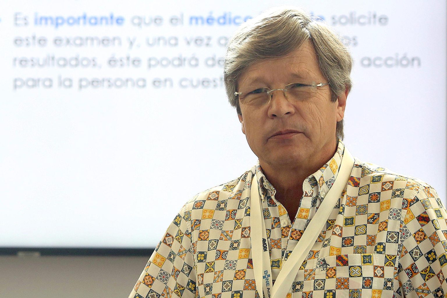 Fotografía de archivo fechada el 1 de abril de 2023, del director médico de Amgen México, Max Saráchaga durante una entrevista con EFE, en Isla Mujeres, en el estado de Quintana Roo (México). EFE/ Alonso Cupul