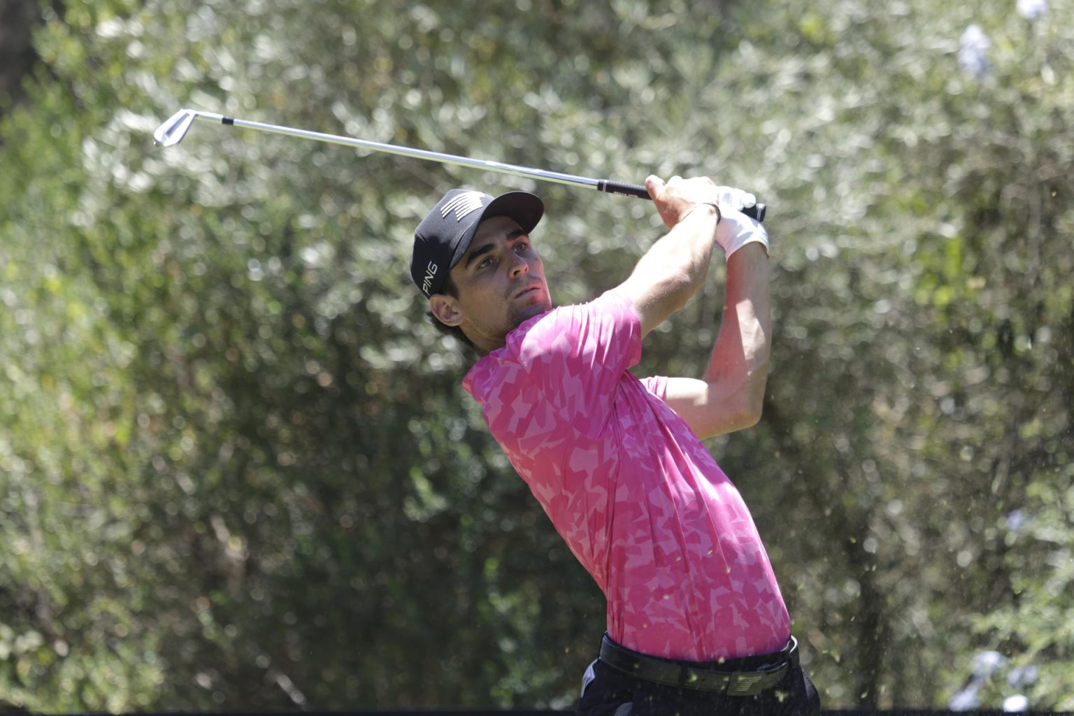 Fotografía de archivo del 12 de julio de 2024 del golfista chileno Joaquin Niemann. EFE/A. Carrasco Ragel