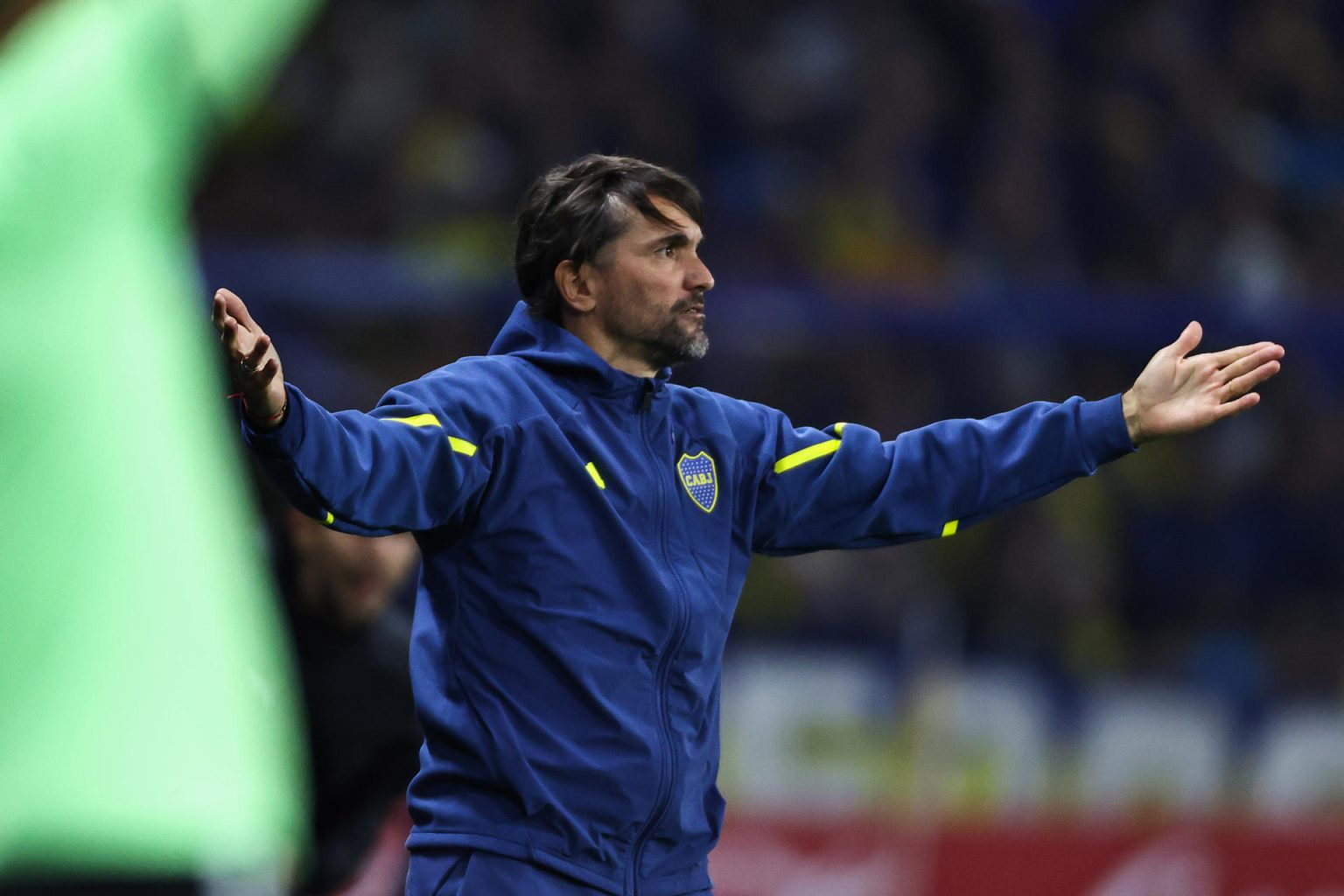 Fotografía de archivo del entrenador argentino Diego Martínez, quien renunció este sábado al banquillo de Boca Juniors tras sufrir tres derrotas seguidas. EFE/ Juan Ignacio Roncoroni