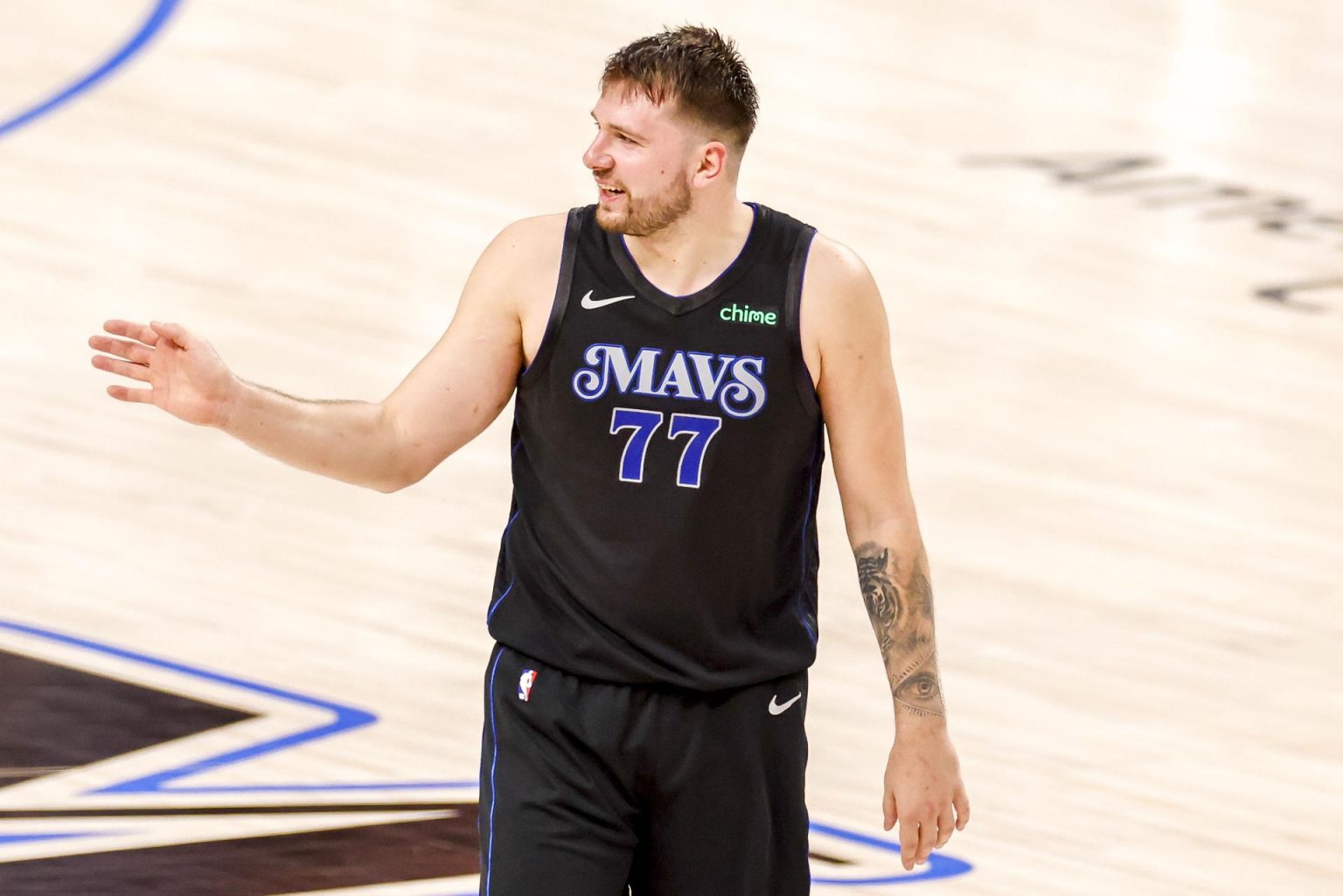 Luka Doncic, jugador de los Dallas Mavericks de la NBA. EFE/EPA/ADAM DAVIS