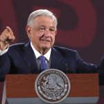 El presidente de México, Andrés Manuel López Obrador, participa este martes durante una rueda de prensa matutina en Palacio Nacional de la Ciudad de México (México). EFE/Mario Guzmán