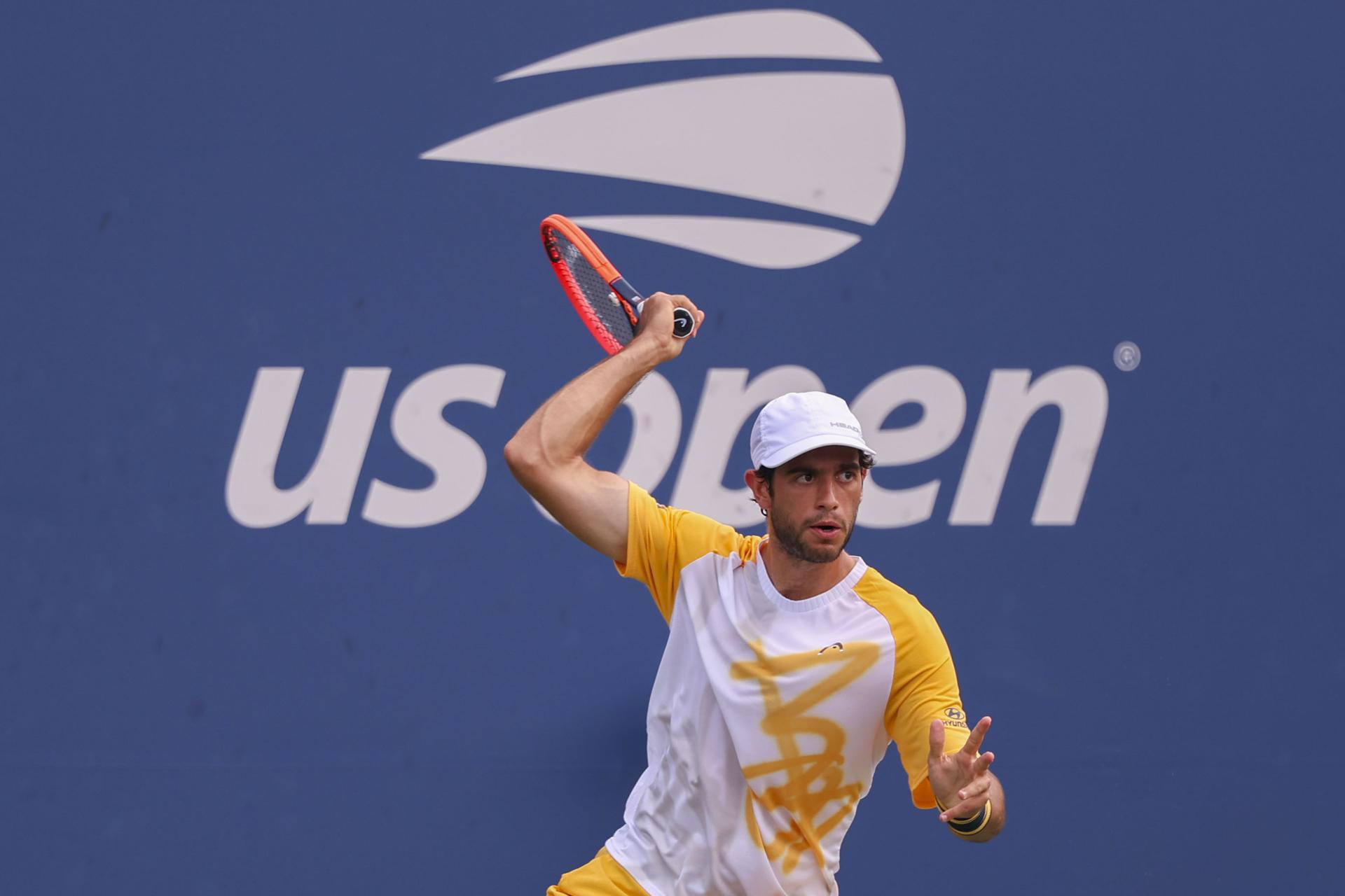 El portugués Nuno Borges se despidió este lunes del Abierto de Estados Unidos al caer en octavos de final EFE/EPA/SARAH YENESEL
