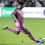 Fotografía de archivo de Lionel Messi con su club, el Inter Miami. EFE/EPA/CRISTOBAL HERRERA-ULASHKEVICH