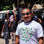 El defensor de derechos humanos y representante de los 43 normalistas desaparecidos, Vidulfo Rosales, posaa durante una entrevista con EFE, el 22 de septiembre de 2024 en el municipio de Chilpancingo, en el estado de Guerrero (México). EFE/David Guzmán