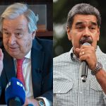 Combo de fotografías de archivo que muestra al secretario general de la ONU, António Guterres (i) y al presidente de Venezuela, Nicolás Maduro. EFE/ARCHIVO