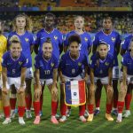 La selección sub-20 de Francia espera ratificar su línea de ascenso en el Mundial femenino este jueves en Medellín con la clasificación a los cuartos de final Mundial de Colombia. EFE/ Luis Eduardo Noriega Arboleda