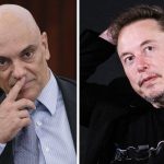 Combo de fotografías donde se observa al juez del Tribunal Supremo de Brasil Alexandre de Moraes (i) y al empresario tecnológico estadounidense Elon Musk. EFE/ Joédson Alves / Tolga Akmen / Pool