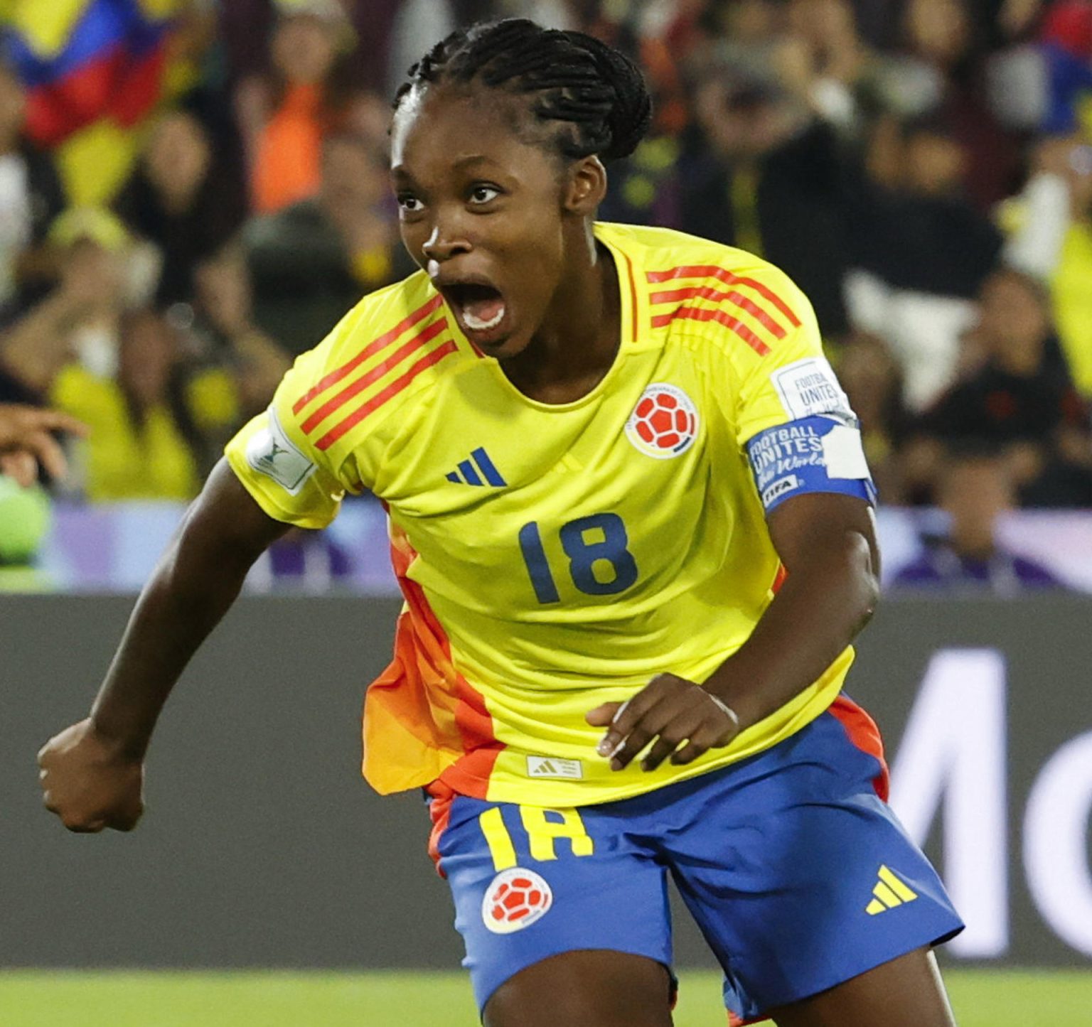 Fotografía de archivo de la delantera del Real Madrid Linda Caicedo, quien sigue siendo la principal referencia de Colombia en el Mundial femenino sub-20. EFE/ Mauricio Dueñas Castañeda