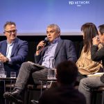 Fotografía cedida por TCI Network, de su fundador y expresidente, Alberto Pezzi (c) mientras habla durante una conferencia en Reikiavik, (Islandia). EFE/TCI Network /SOLO USO EDITORIAL/SOLO DISPONIBLE PARA ILUSTRAR LA NOTICIA QUE ACOMPAÑA (CRÉDITO OBLIGATORIO)