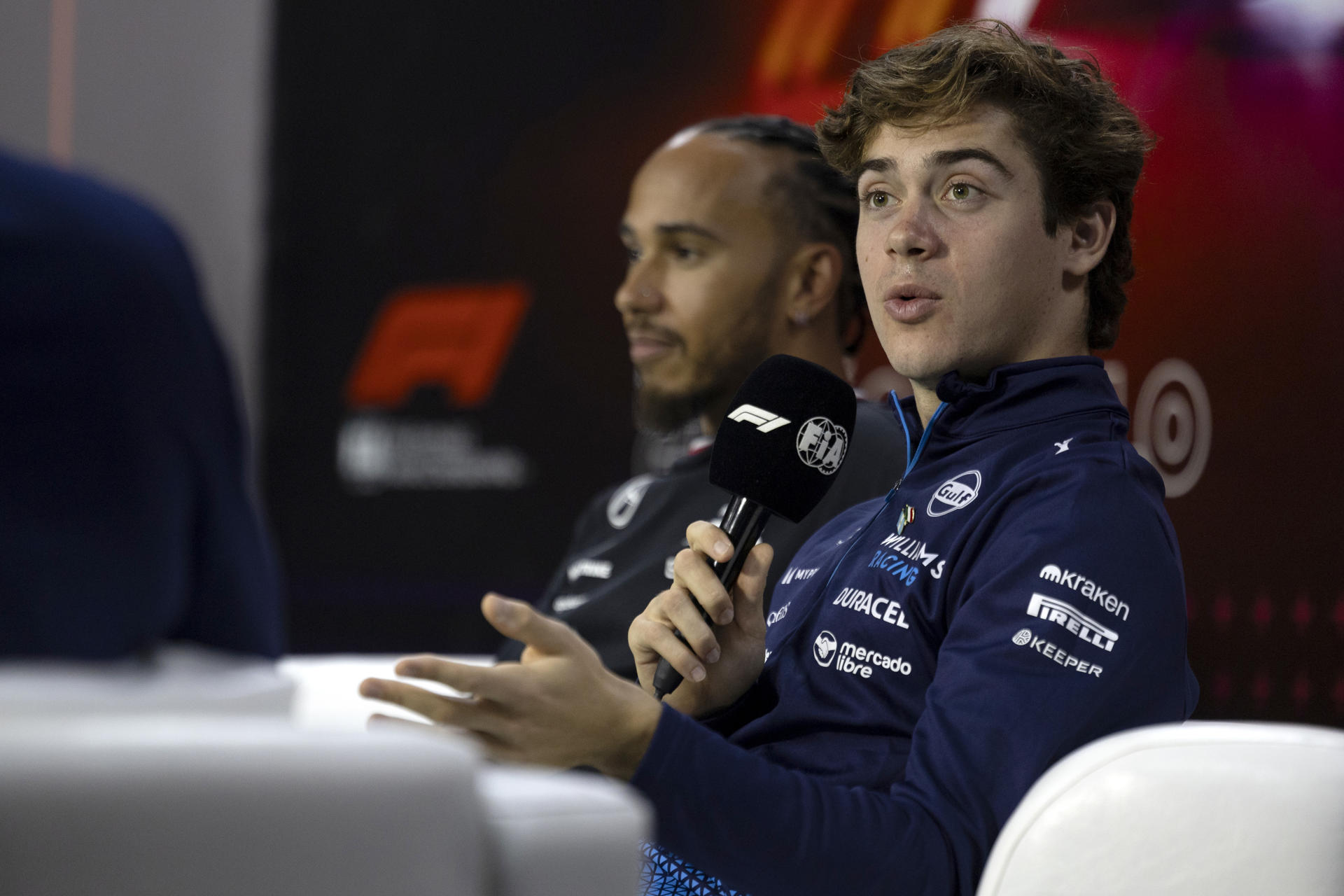 Franco Colapinto dijo que espera que Williams le de la carta de libertad, en caso de que no le garantice un asiento en la F1 para la temporada de 2025. EFE/ Isaac Fontana
