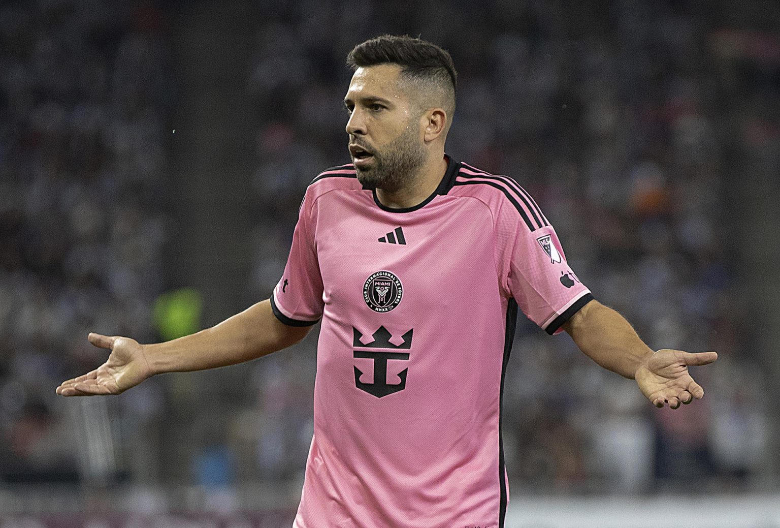 Fotografía de archivo de Jordi Alba del Inter Miami. EFE/Antonio Ojeda