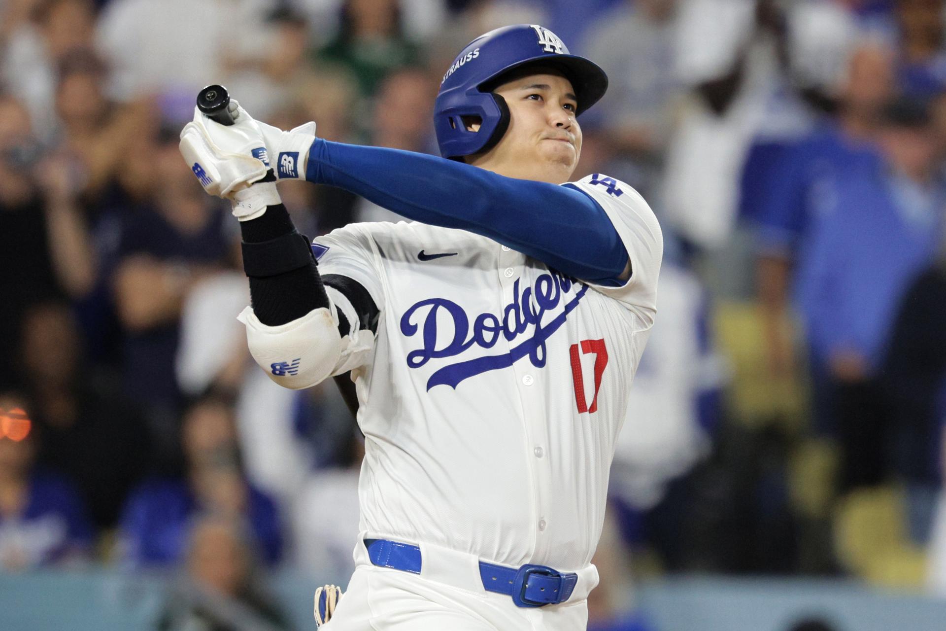 Fotografía de archivo del jugador de los Dodgers de Los Angeles Shohei Ohtani. EFE/ALLISON DINNER
