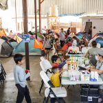 Migrantes conviven en el albergue Movimiento Juventud 2000, este lunes en la ciudad de Tijuana (México). EFE/Joebeth Terriquez