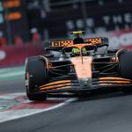 El piloto británico del equipo McLaren Lando Norris, compite este domingo en el Gran Premio de Fórmula 1 en el autódromo Hermanos Rodriguez de la Ciudad de México (México). EFE/Isaac Esquivel