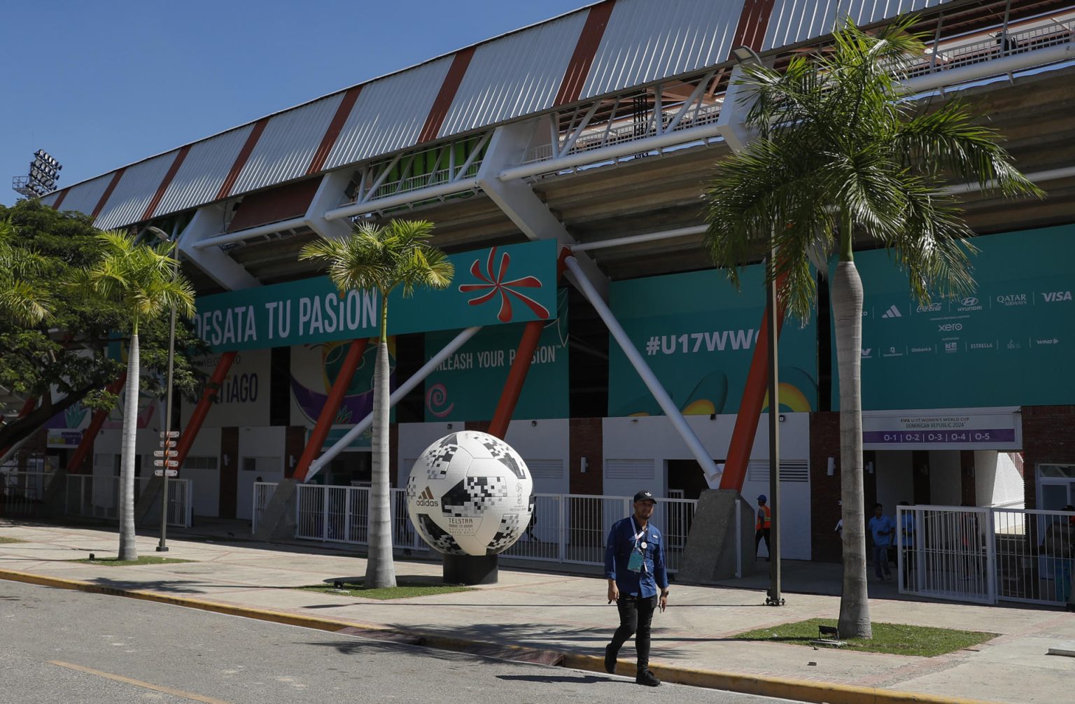 El estadio Cibao FC, en Santiago de los Caballeros (R. Dominicana), acogerá desde este miércoles a los grupos A y C del Mundial sub-17 femenino. EFE/ Diana Sánchez