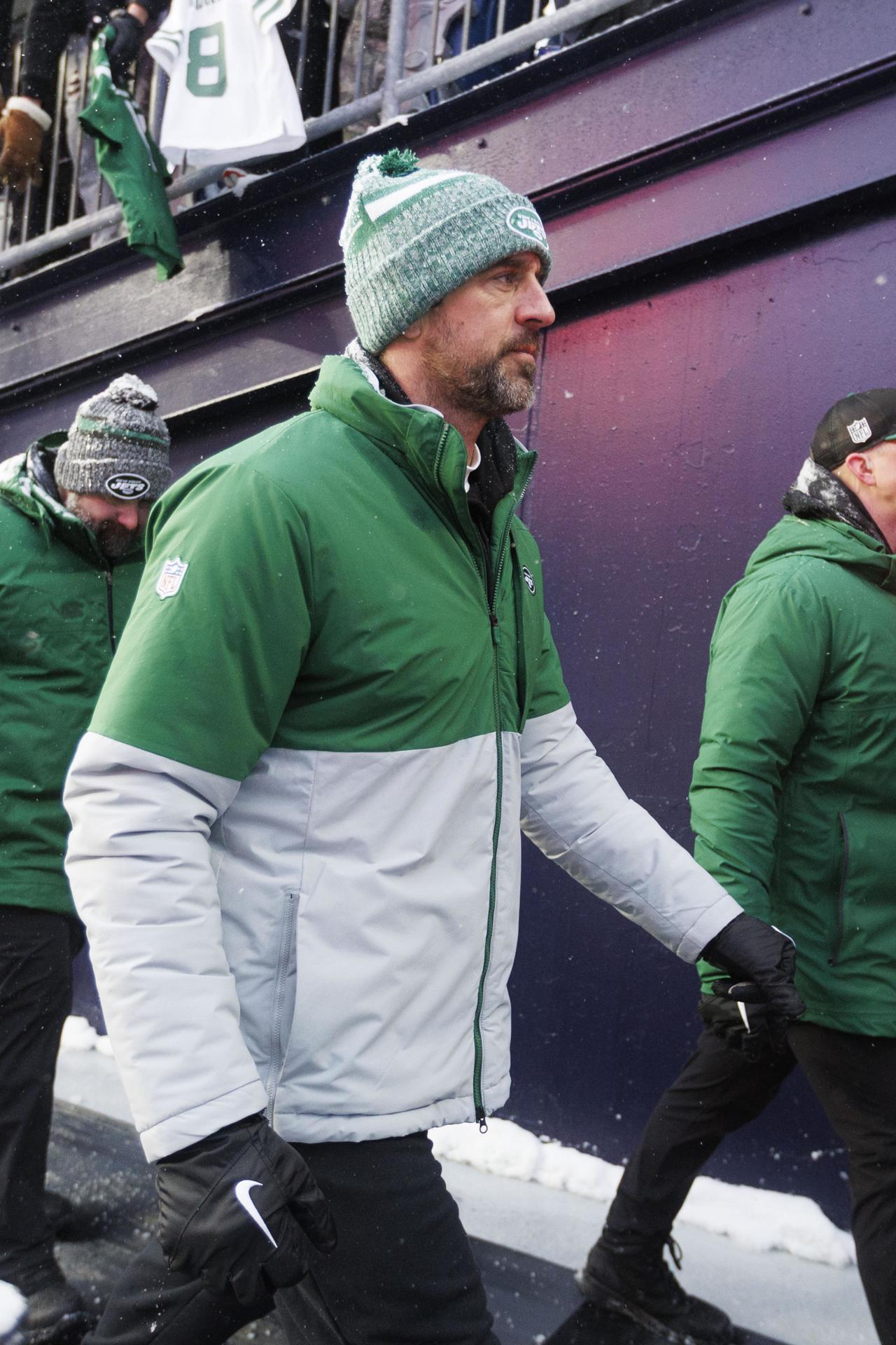 Fotografía de archivo de Aaron Rodgers, 'quarterback' de los New York Jets. EFE/EPA/CJ GUNTHER