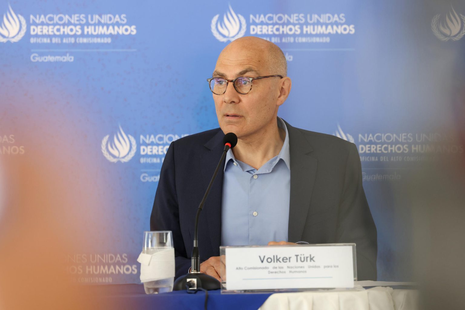 Imagen de archivo del alto comisionado de Naciones Unidas para los Derechos Humanos, Volker Türk, durante una rueda de prensa. EFE/ Mariano Macz