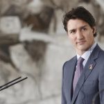 Fotografía de archivo del 30 de junio de 2022 del primer ministro de Canadá, Justin Trudeau, durante una rueda de prensa en Madrid (España). EFE/ Mariscal