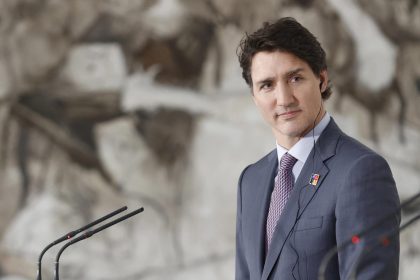 Fotografía de archivo del 30 de junio de 2022 del primer ministro de Canadá, Justin Trudeau, durante una rueda de prensa en Madrid (España). EFE/ Mariscal