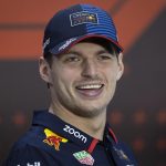 El piloto neerlandés de Red Bull, Max Verstappen, participa este jueves en la rueda de prensa en Sao Paulo (Brasil). EFE/ Isaac Fontana