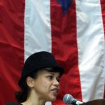 Imagen de archivo de la actriz puertorriqueña Rossie Pérez durante el homenaje que el Comité Noviembre realizó al abogado y activista puertorriqueño Richie Pérez, durante el mes de la herencia puertorriqueña. EFE/Miguel Rajmil