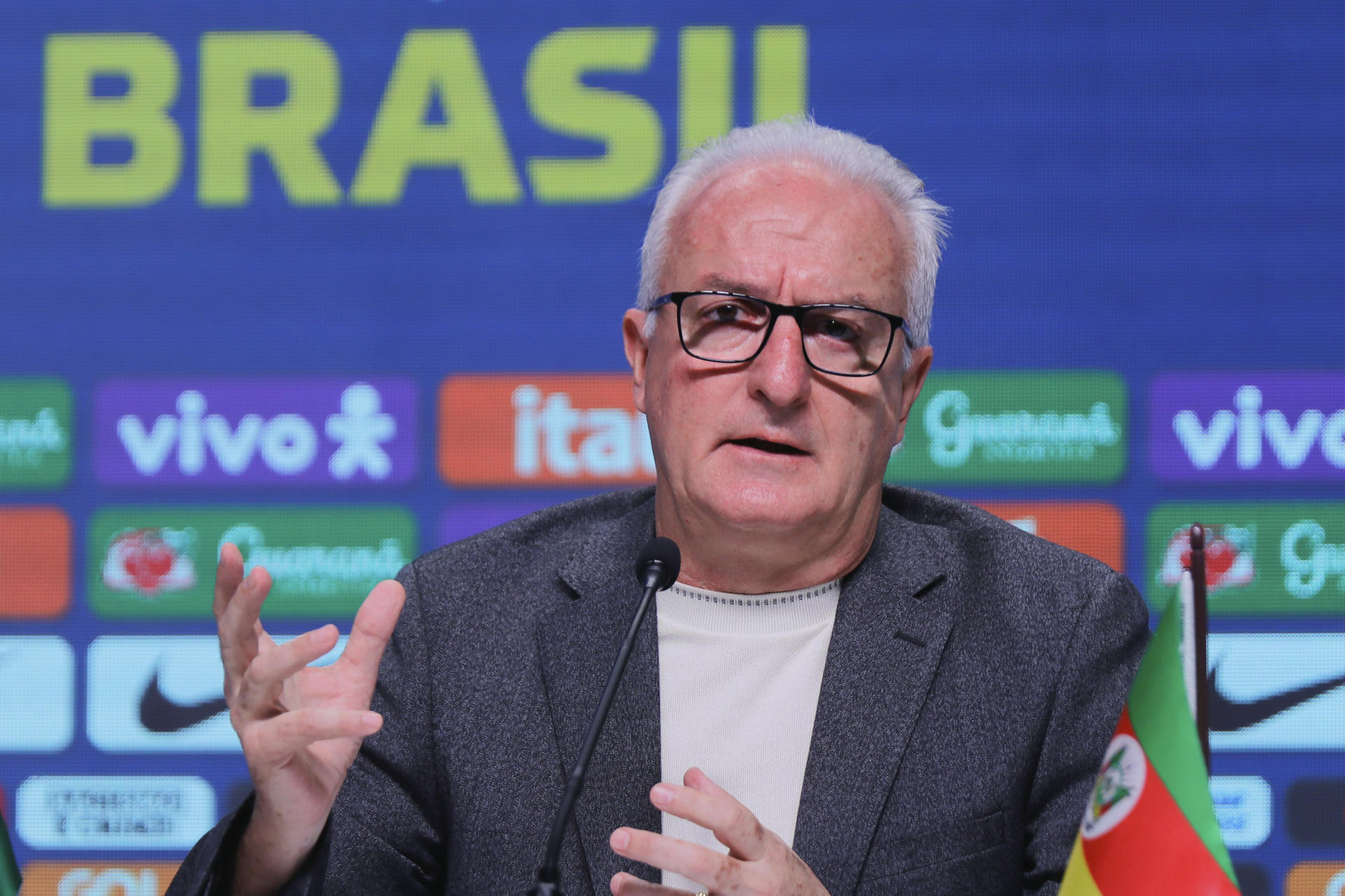 Fotografía de archivo del seleccionador de Brasil, Dorival Júnior. EFE/ André Coelho
